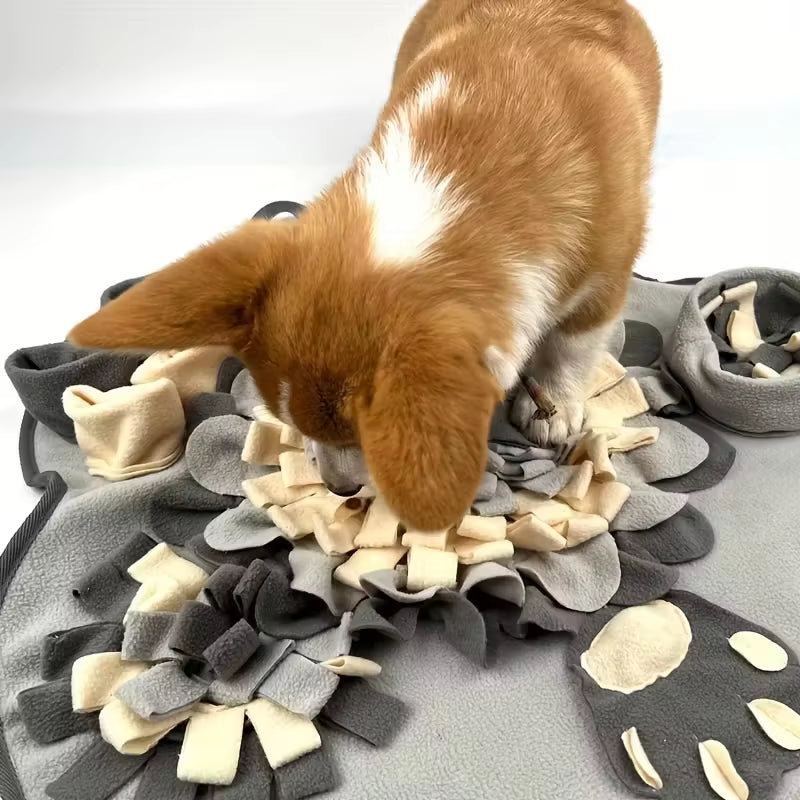 [Interactive Snuffle Mat] Durable Polyester KM-P Interactive Snuffle Mat for Dogs - Slow Feeder & Foraging Skill Toy